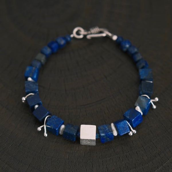 Klein Blue Men's Silver Bracelet